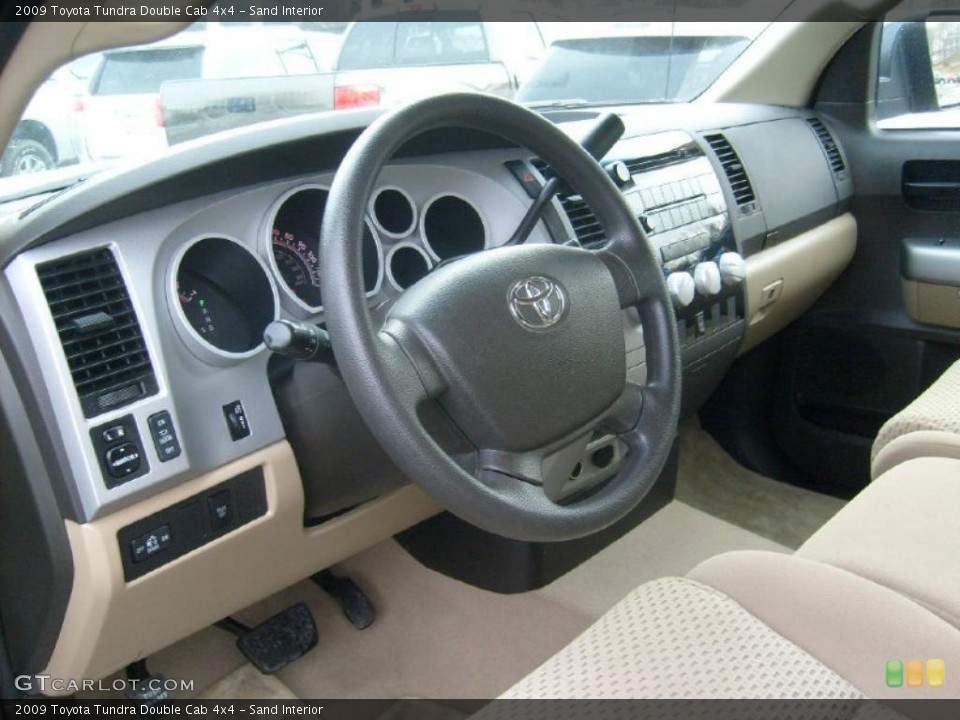 Sand Interior Dashboard for the 2009 Toyota Tundra Double Cab 4x4 #43389943
