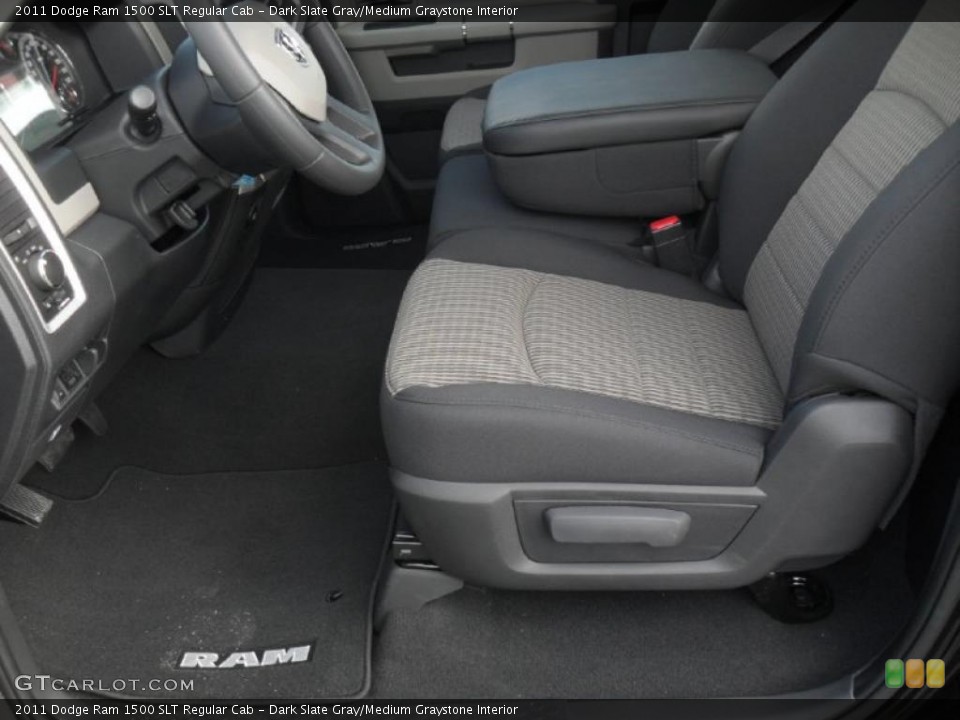 Dark Slate Gray/Medium Graystone Interior Photo for the 2011 Dodge Ram 1500 SLT Regular Cab #43390819