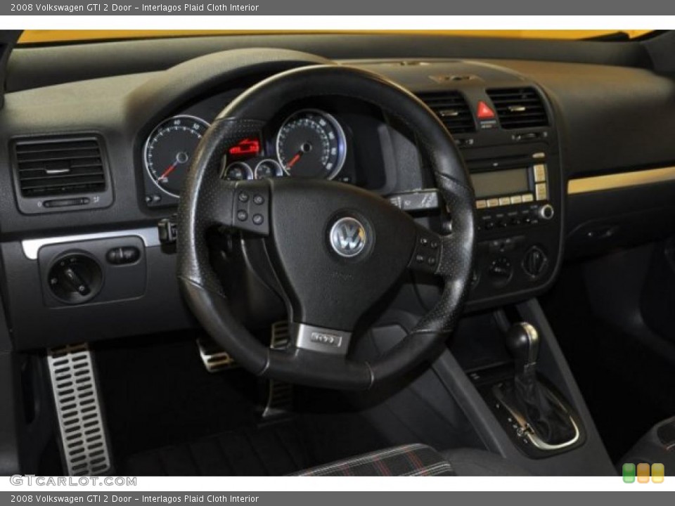 Interlagos Plaid Cloth Interior Dashboard for the 2008 Volkswagen GTI 2 Door #43391115