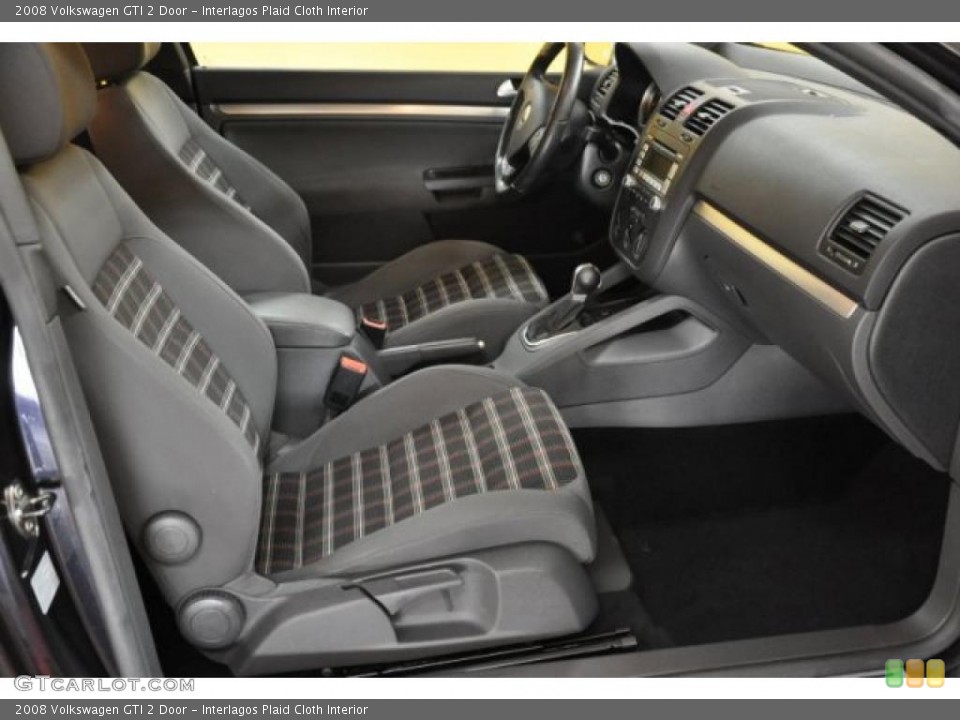 Interlagos Plaid Cloth Interior Photo for the 2008 Volkswagen GTI 2 Door #43391231