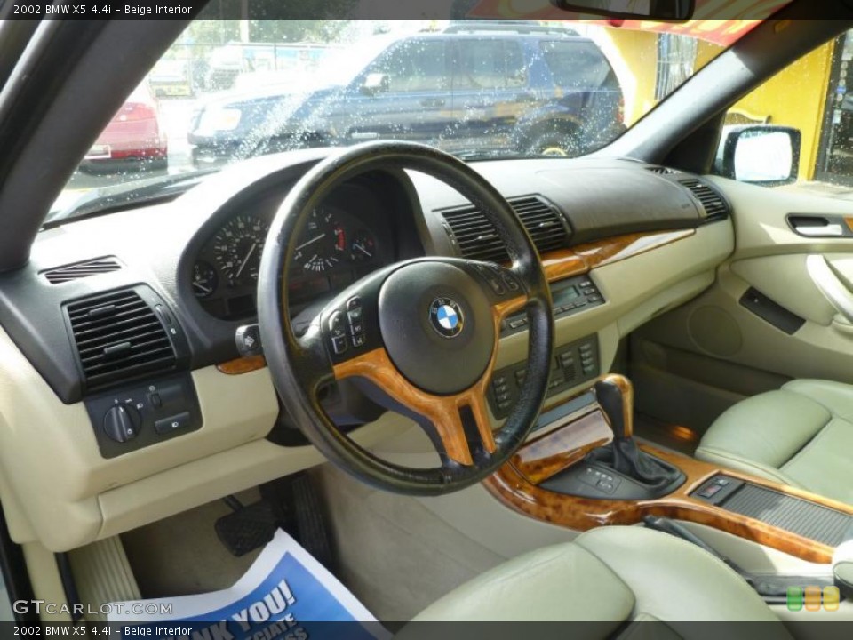Beige Interior Prime Interior for the 2002 BMW X5 4.4i #43393276