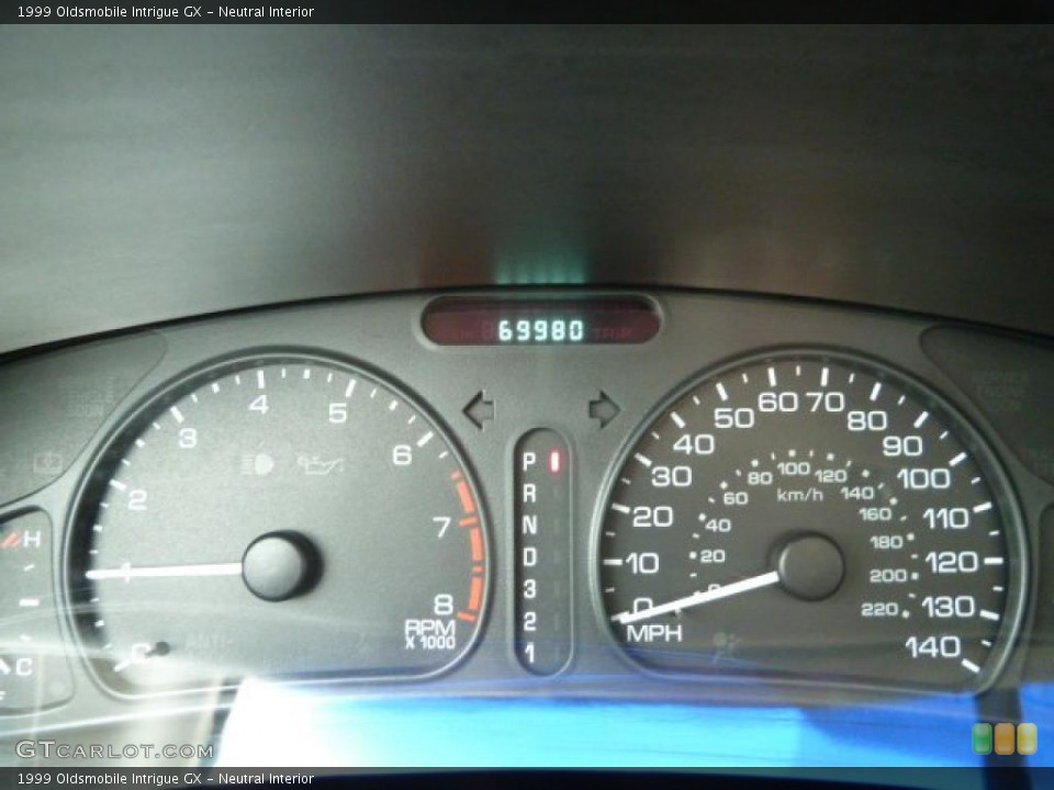 Neutral Interior Gauges for the 1999 Oldsmobile Intrigue GX #43393632