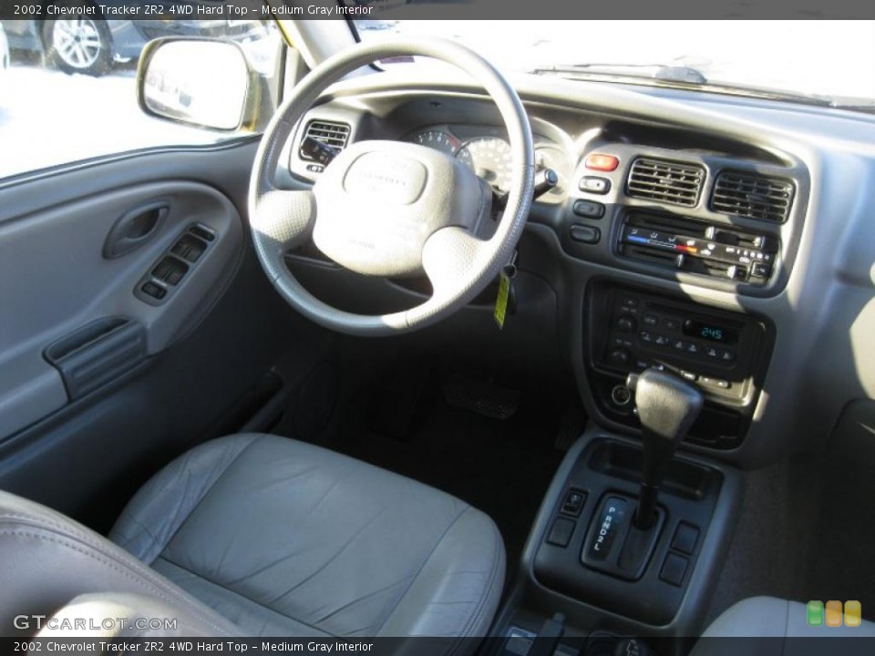 Medium Gray Interior Dashboard for the 2002 Chevrolet Tracker ZR2 4WD Hard Top #43394943