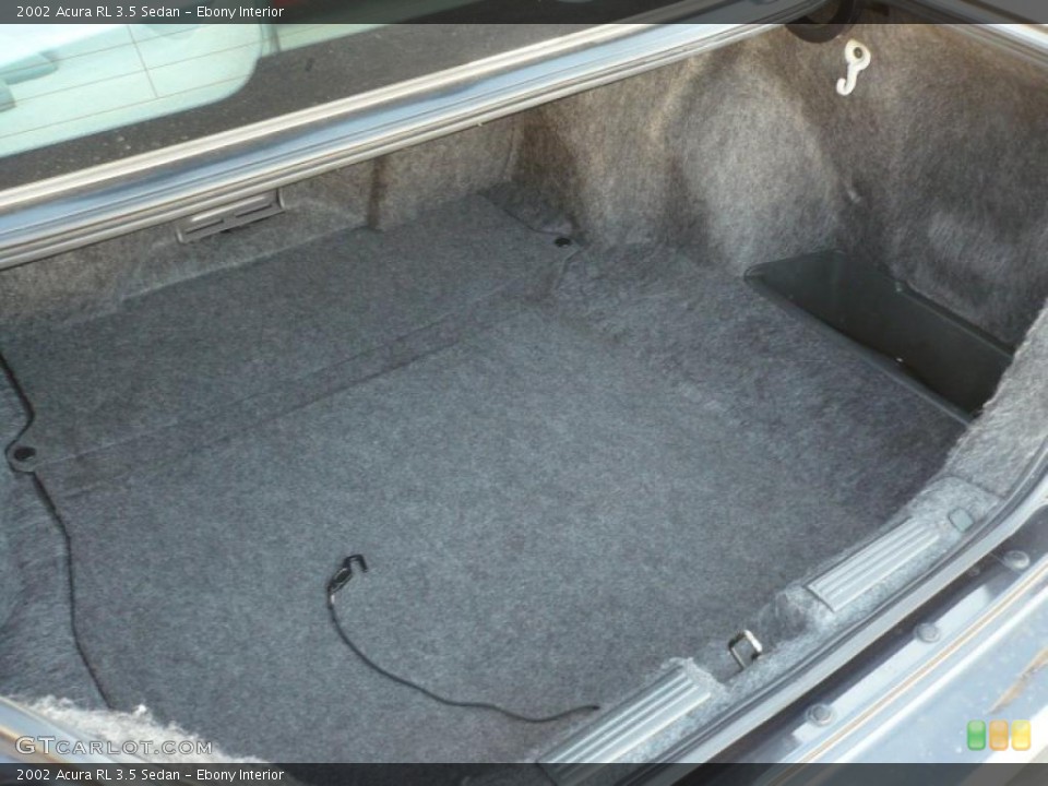 Ebony Interior Trunk for the 2002 Acura RL 3.5 Sedan #43396640