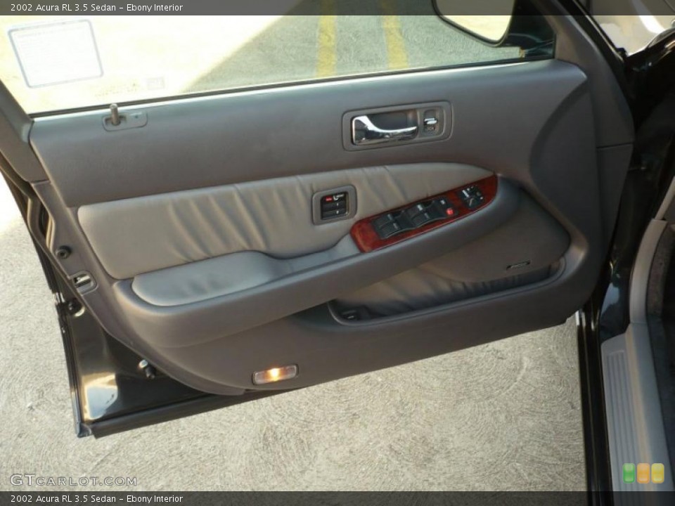 Ebony Interior Door Panel for the 2002 Acura RL 3.5 Sedan #43396656
