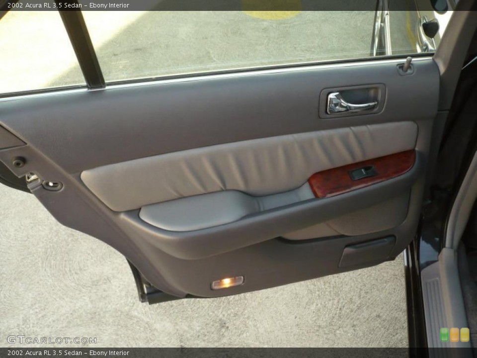 Ebony Interior Door Panel for the 2002 Acura RL 3.5 Sedan #43396688