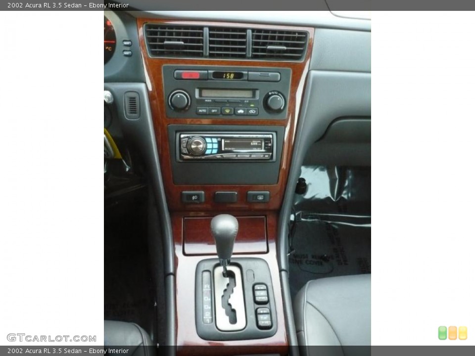 Ebony Interior Controls for the 2002 Acura RL 3.5 Sedan #43396880