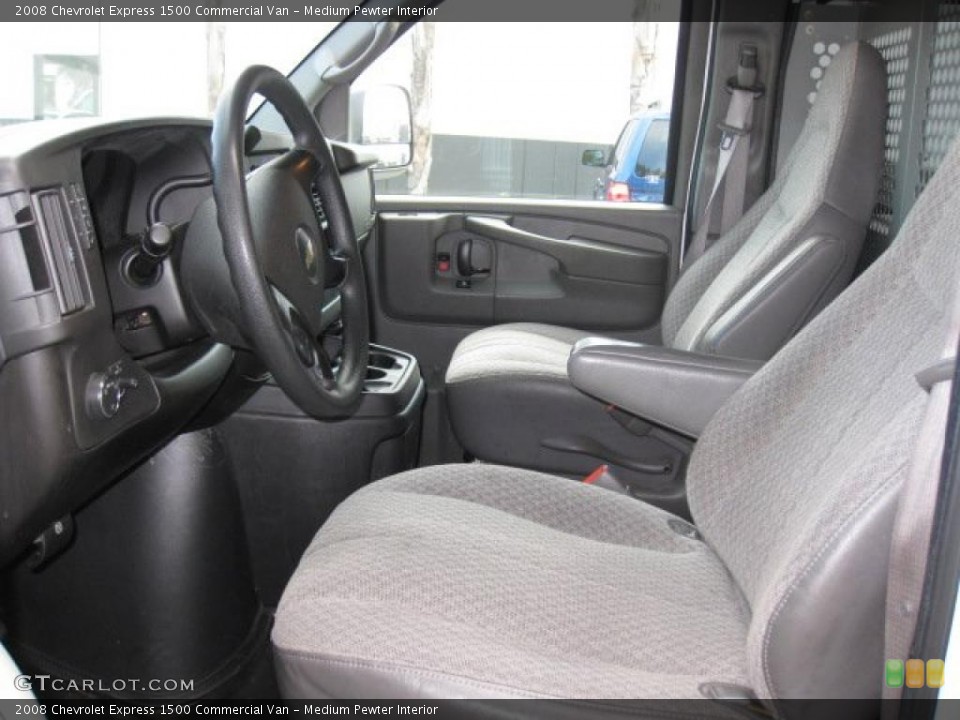 Medium Pewter Interior Photo for the 2008 Chevrolet Express 1500 Commercial Van #43397188