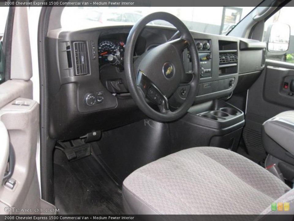 Medium Pewter Interior Dashboard for the 2008 Chevrolet Express 1500 Commercial Van #43397203