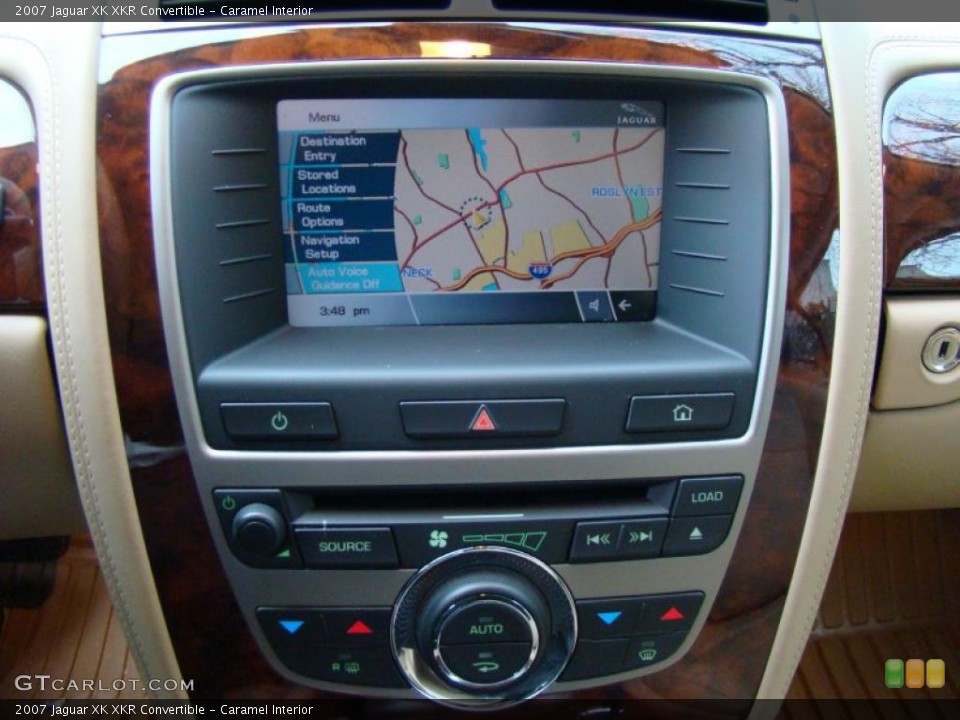 Caramel Interior Navigation for the 2007 Jaguar XK XKR Convertible #43398320