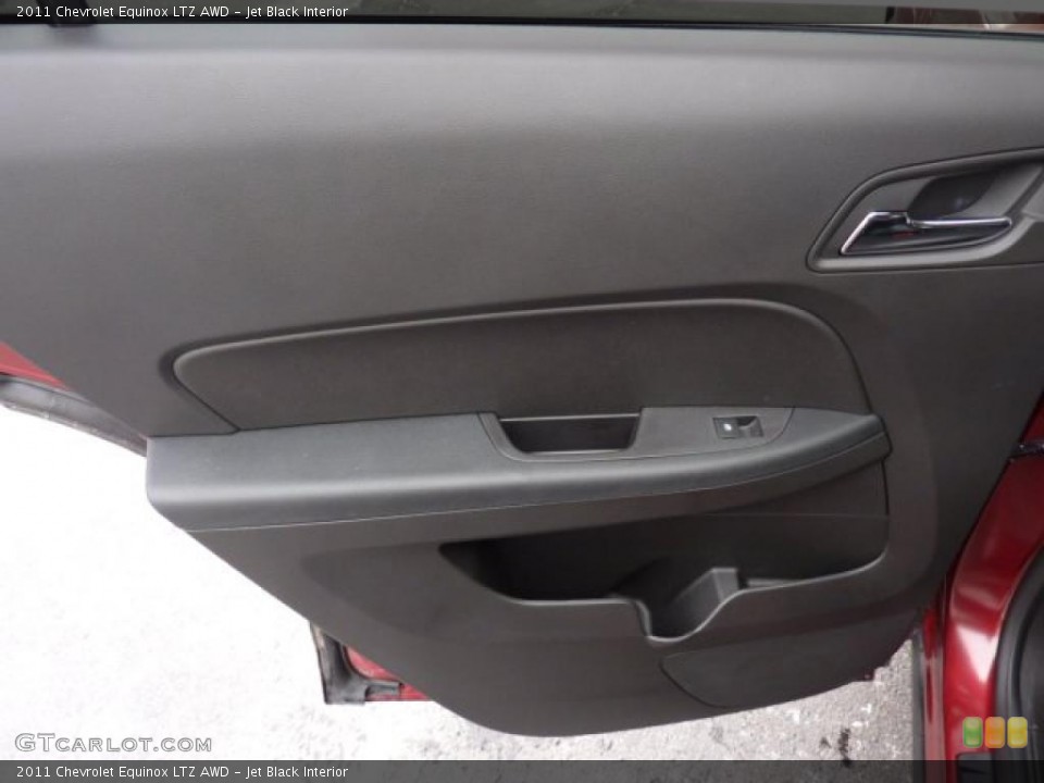 Jet Black Interior Door Panel for the 2011 Chevrolet Equinox LTZ AWD #43398808