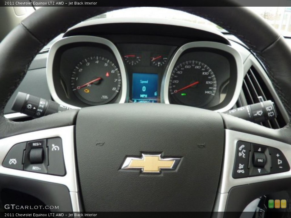 Jet Black Interior Controls for the 2011 Chevrolet Equinox LTZ AWD #43398860