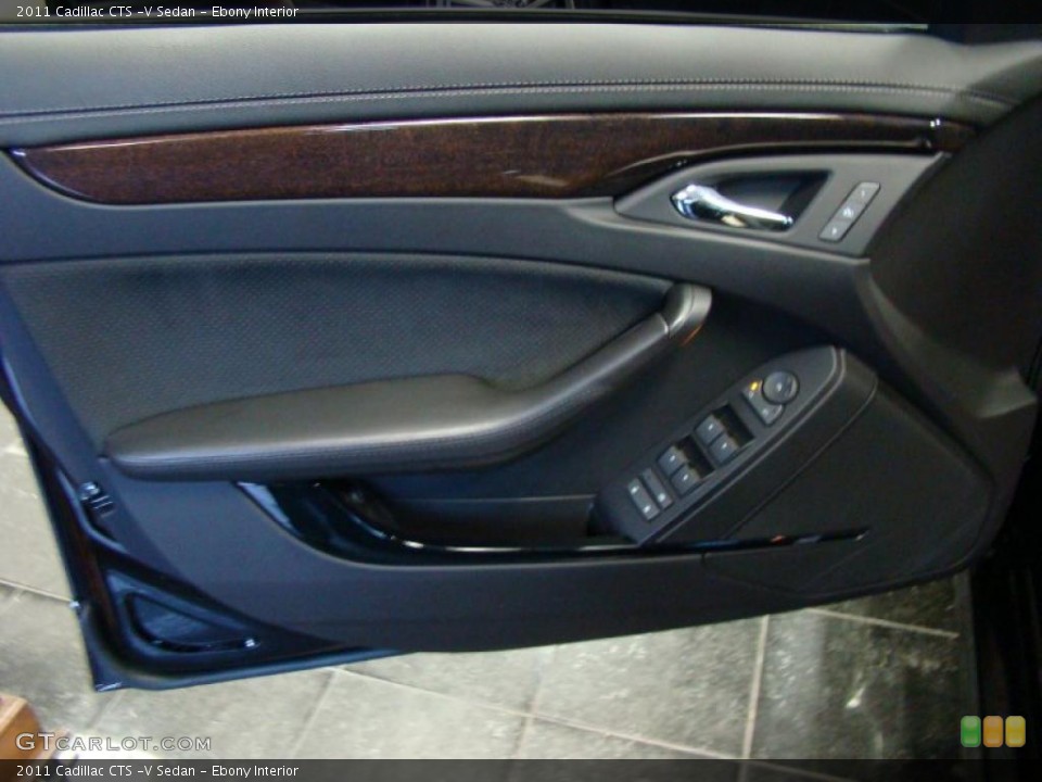 Ebony Interior Door Panel for the 2011 Cadillac CTS -V Sedan #43399052