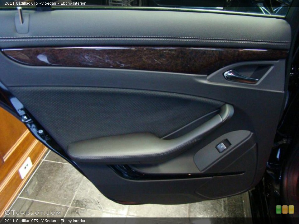 Ebony Interior Door Panel for the 2011 Cadillac CTS -V Sedan #43399116