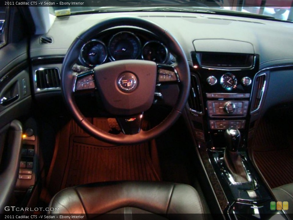Ebony Interior Dashboard for the 2011 Cadillac CTS -V Sedan #43399152