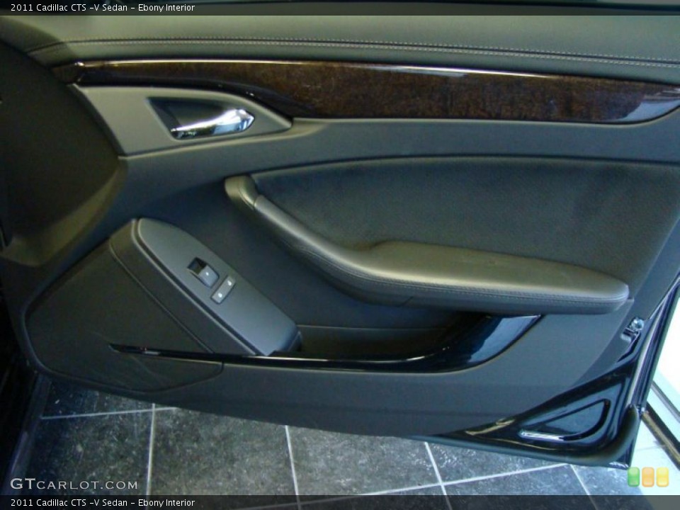 Ebony Interior Door Panel for the 2011 Cadillac CTS -V Sedan #43399204