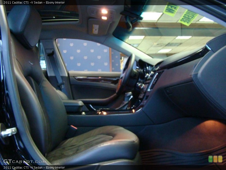 Ebony Interior Photo for the 2011 Cadillac CTS -V Sedan #43399260