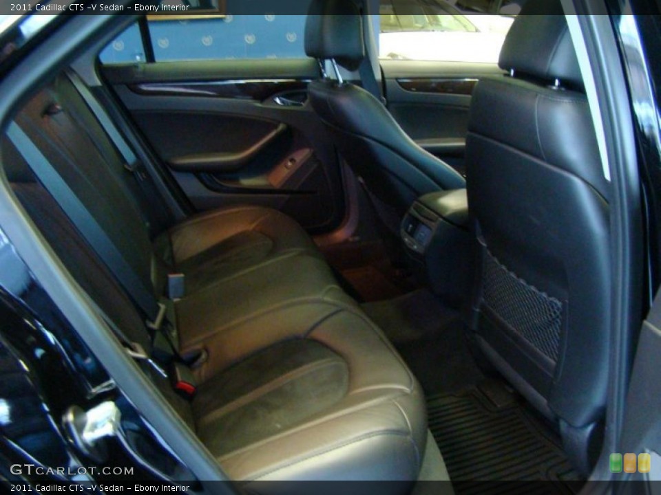 Ebony Interior Photo for the 2011 Cadillac CTS -V Sedan #43399288