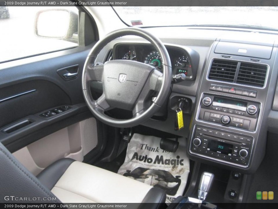 Dark Slate Gray/Light Graystone Interior Dashboard for the 2009 Dodge Journey R/T AWD #43401700