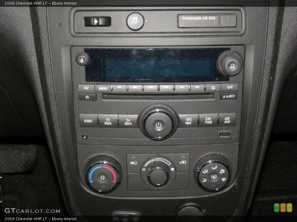 Ebony Interior Controls for the 2009 Chevrolet HHR LT #43405980