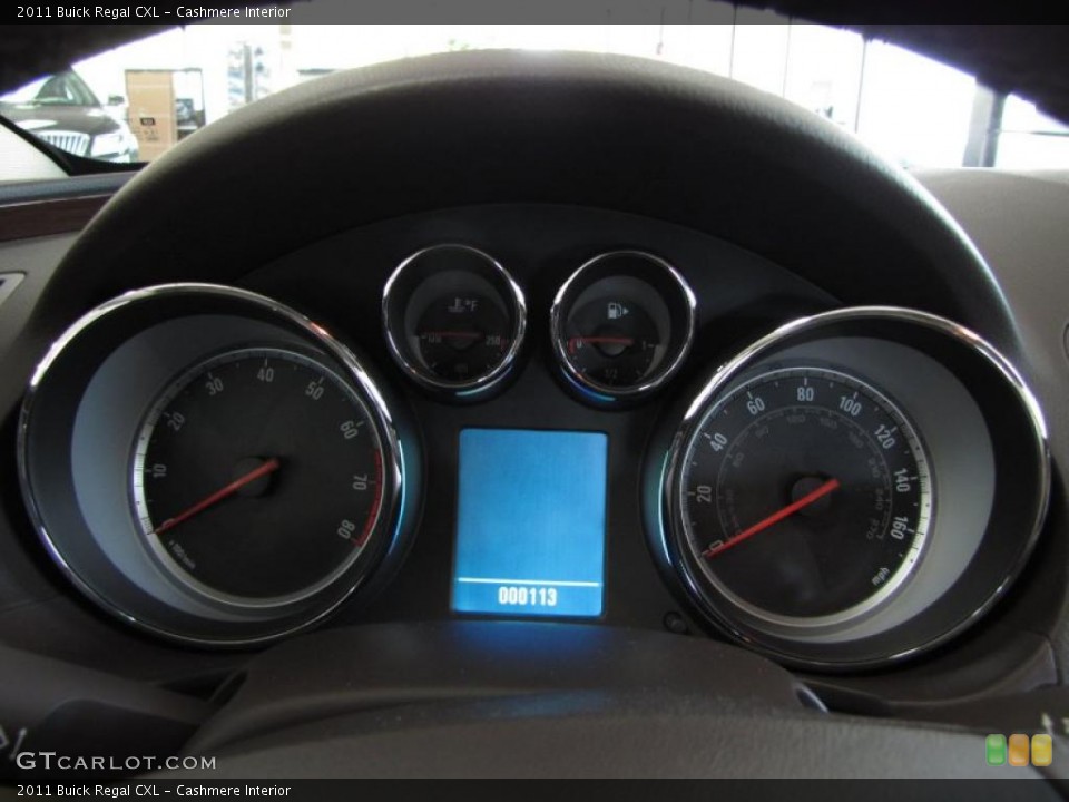Cashmere Interior Gauges for the 2011 Buick Regal CXL #43407300