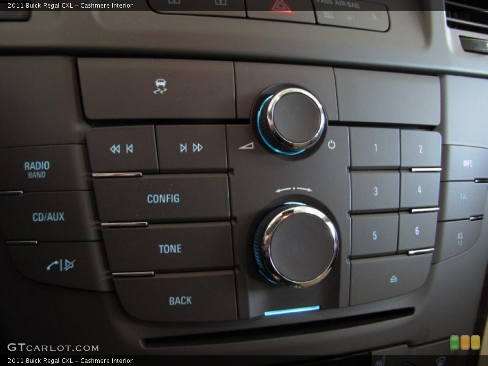 Cashmere Interior Controls for the 2011 Buick Regal CXL #43407316