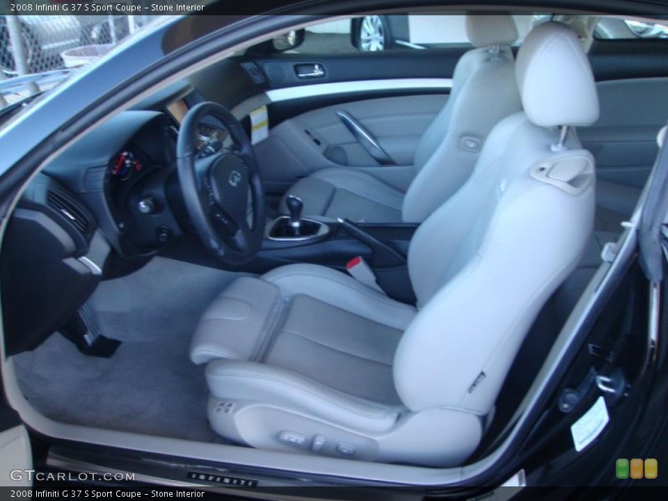 Stone Interior Photo for the 2008 Infiniti G 37 S Sport Coupe #43407676