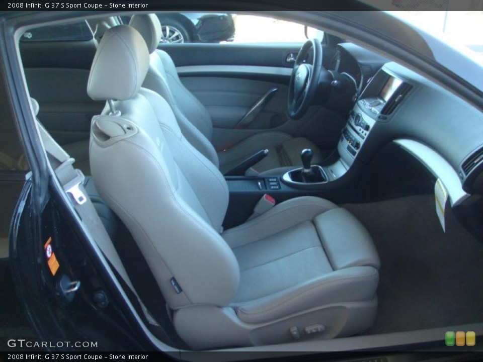 Stone Interior Photo for the 2008 Infiniti G 37 S Sport Coupe #43407744