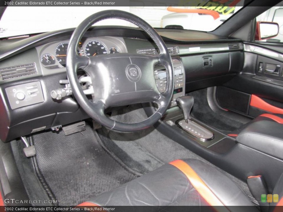 Black/Red Interior Prime Interior for the 2002 Cadillac Eldorado ETC Collector Series #43412584