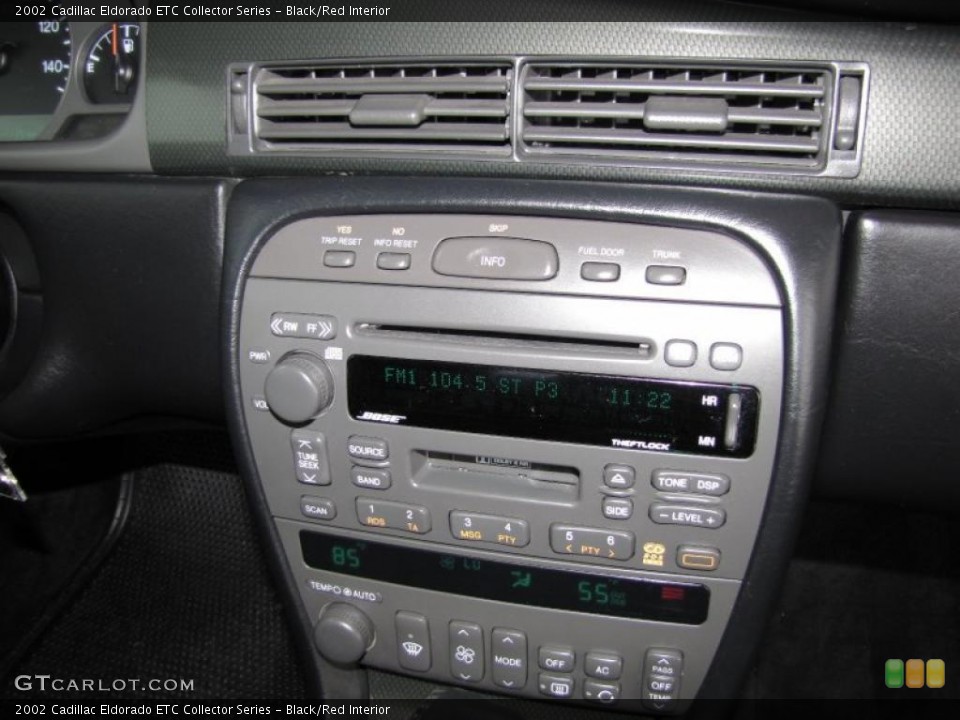 Black/Red Interior Controls for the 2002 Cadillac Eldorado ETC Collector Series #43412611