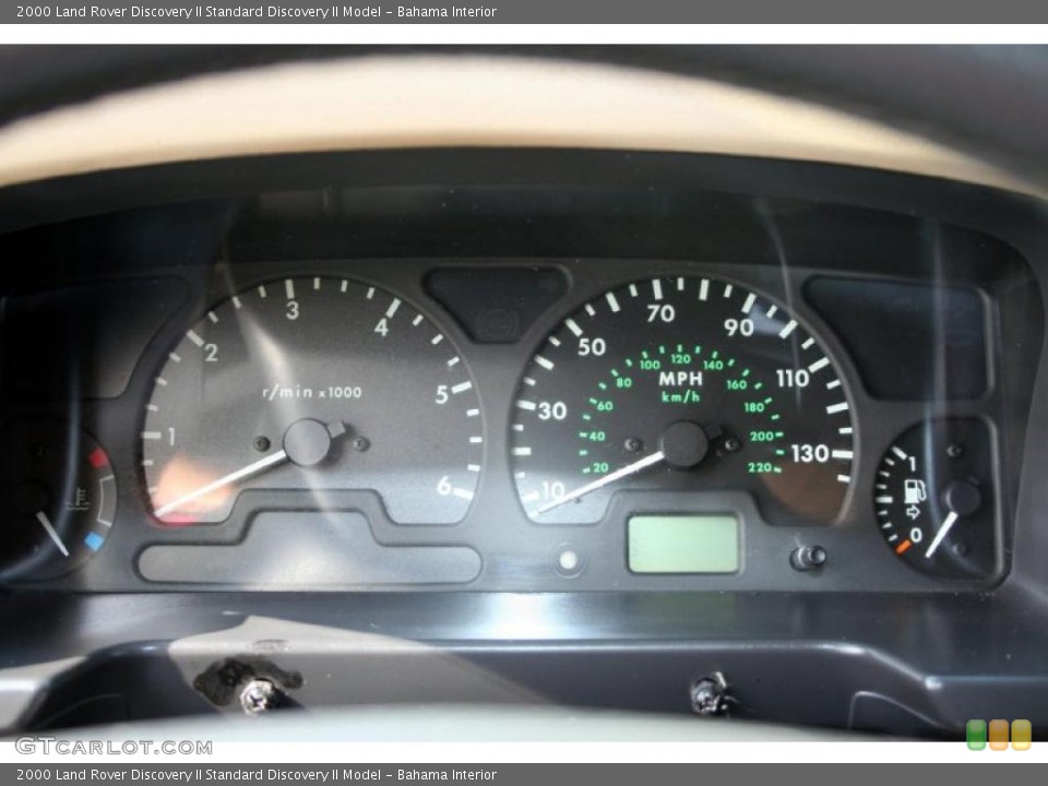 Bahama Interior Gauges for the 2000 Land Rover Discovery II  #43412776