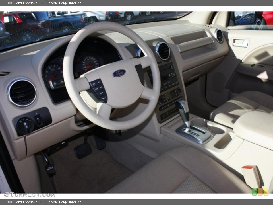 Pebble Beige Interior Prime Interior for the 2006 Ford Freestyle SE #43414068