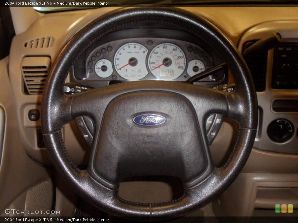 Medium/Dark Pebble Interior Steering Wheel for the 2004 Ford Escape XLT V6 #43417808