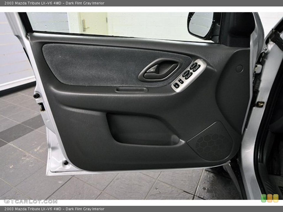 Dark Flint Gray Interior Door Panel for the 2003 Mazda Tribute LX-V6 4WD #43418992