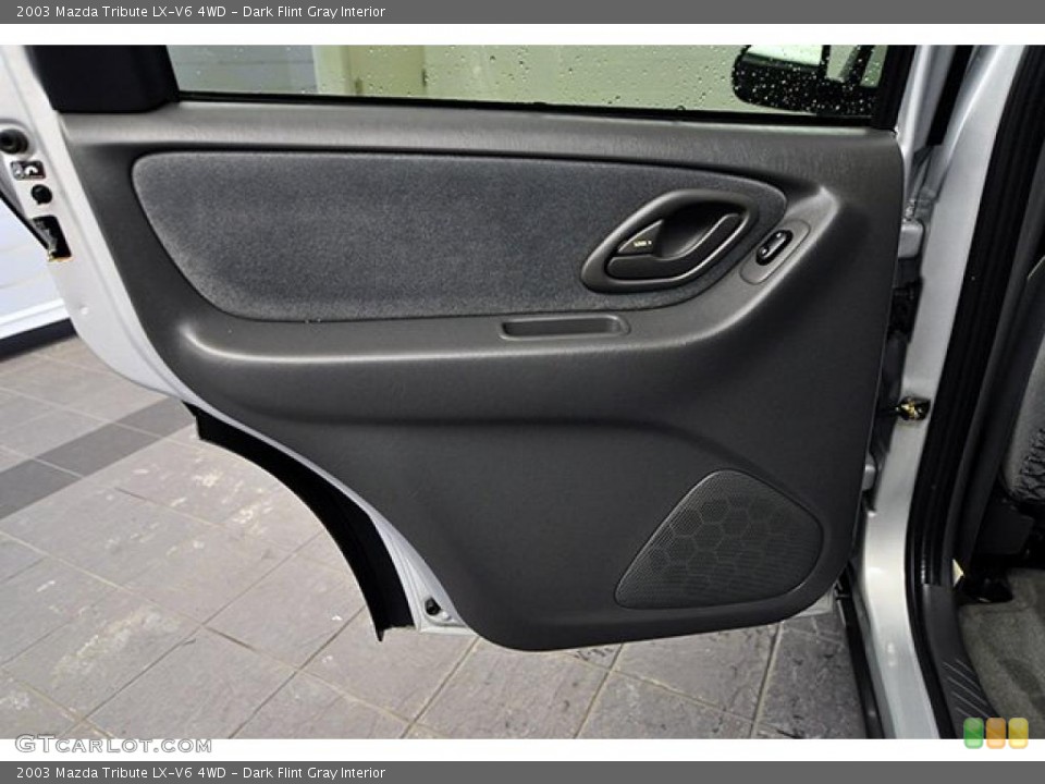 Dark Flint Gray Interior Door Panel for the 2003 Mazda Tribute LX-V6 4WD #43419017