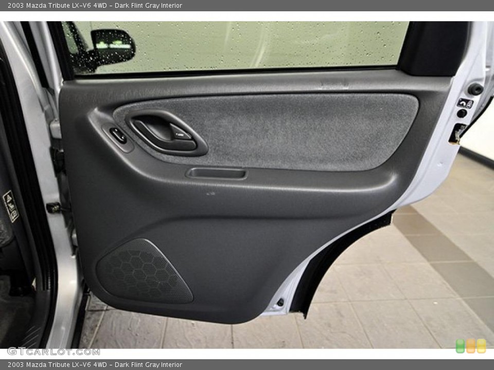 Dark Flint Gray Interior Door Panel for the 2003 Mazda Tribute LX-V6 4WD #43419080