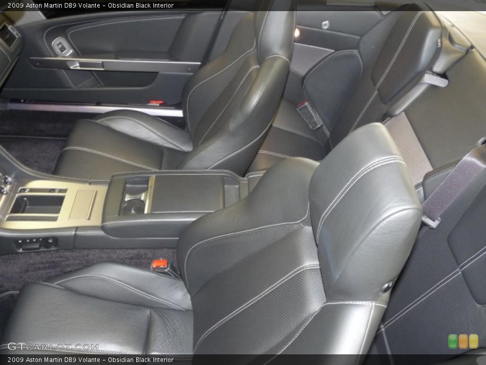 Obsidian Black Interior Photo for the 2009 Aston Martin DB9 Volante #43423580