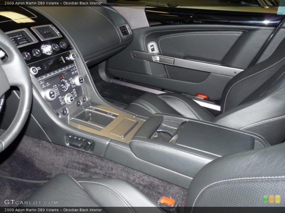 Obsidian Black Interior Photo for the 2009 Aston Martin DB9 Volante #43423612