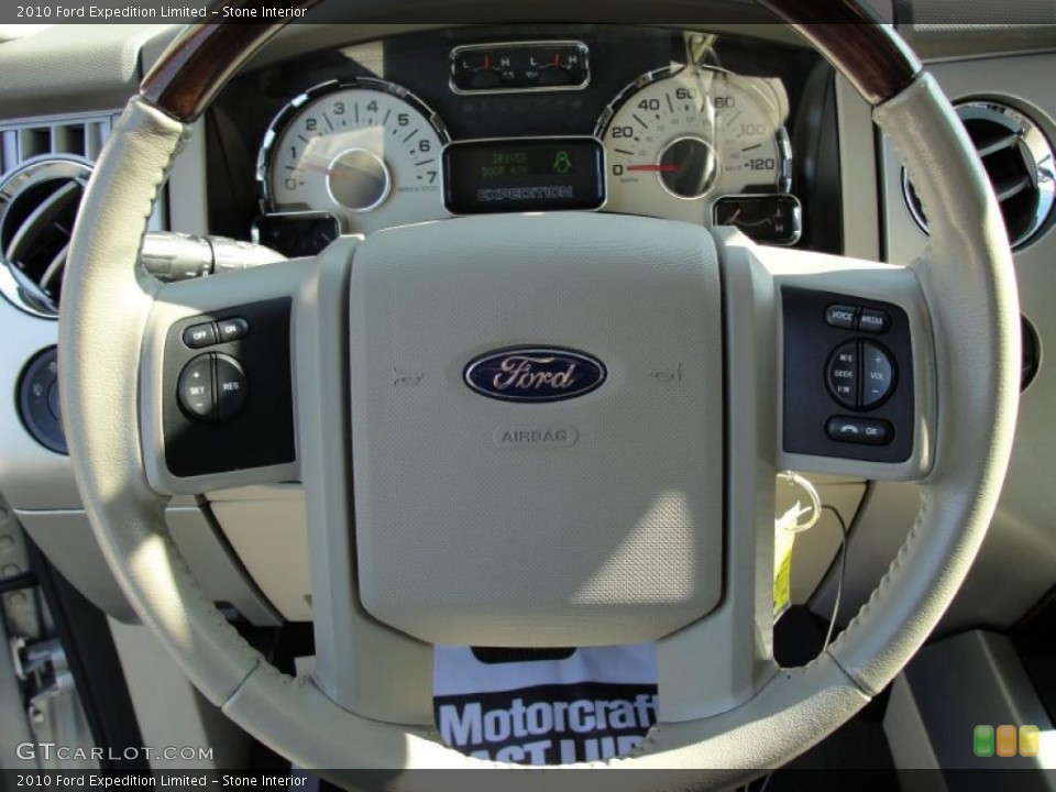 Stone Interior Steering Wheel for the 2010 Ford Expedition Limited #43426817