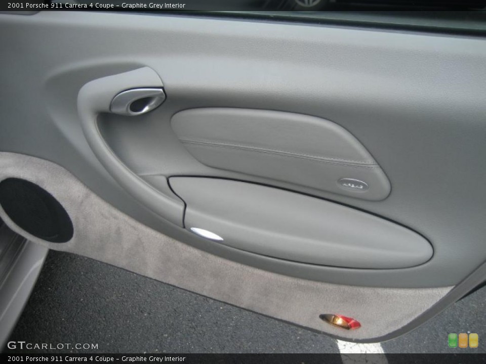 Graphite Grey Interior Door Panel for the 2001 Porsche 911 Carrera 4 Coupe #43426969