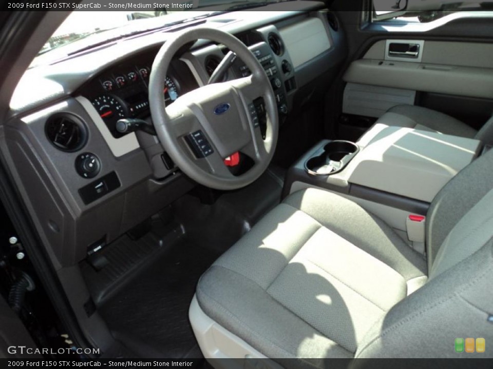Stone/Medium Stone Interior Prime Interior for the 2009 Ford F150 STX SuperCab #43428033