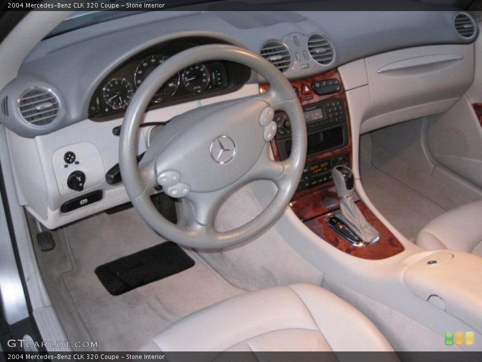 Stone Interior Prime Interior for the 2004 Mercedes-Benz CLK 320 Coupe #43429397