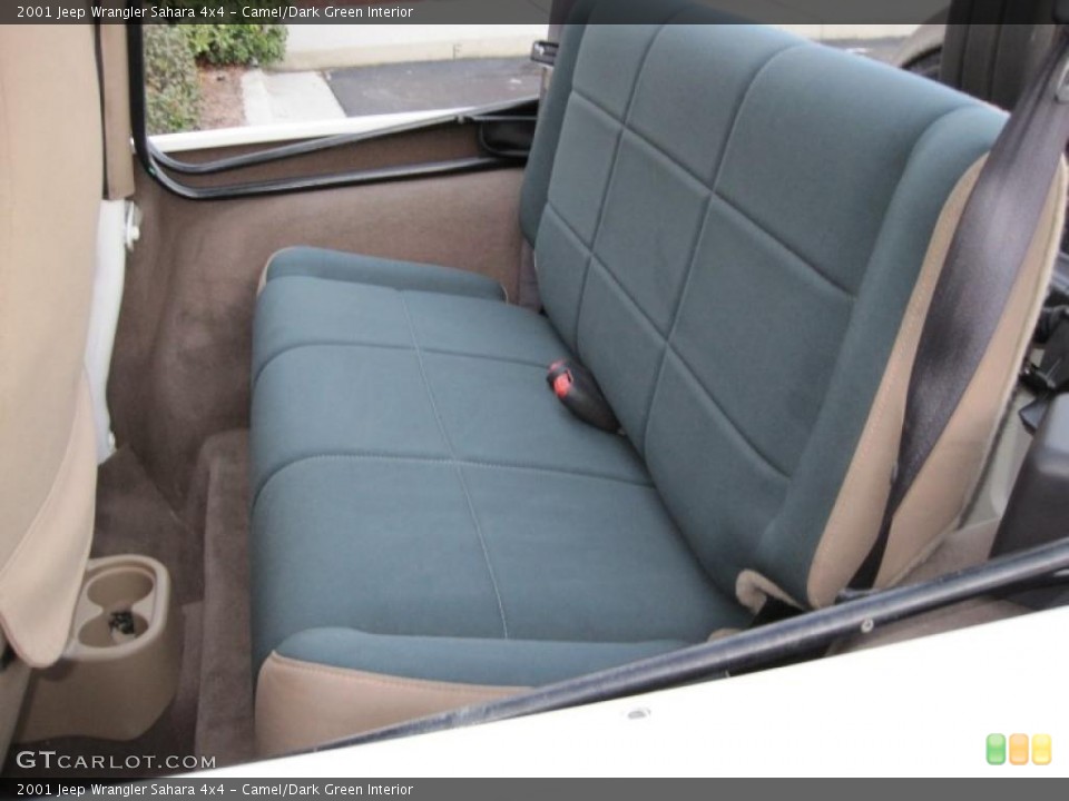 Camel/Dark Green Interior Photo for the 2001 Jeep Wrangler Sahara 4x4 #43430117