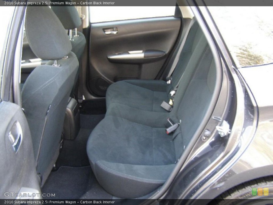 Carbon Black Interior Photo for the 2010 Subaru Impreza 2.5i Premium Wagon #43431093