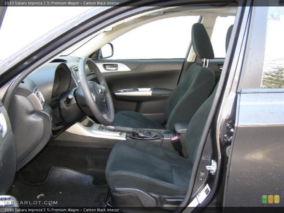 Carbon Black Interior Photo for the 2010 Subaru Impreza 2.5i Premium Wagon #43431189