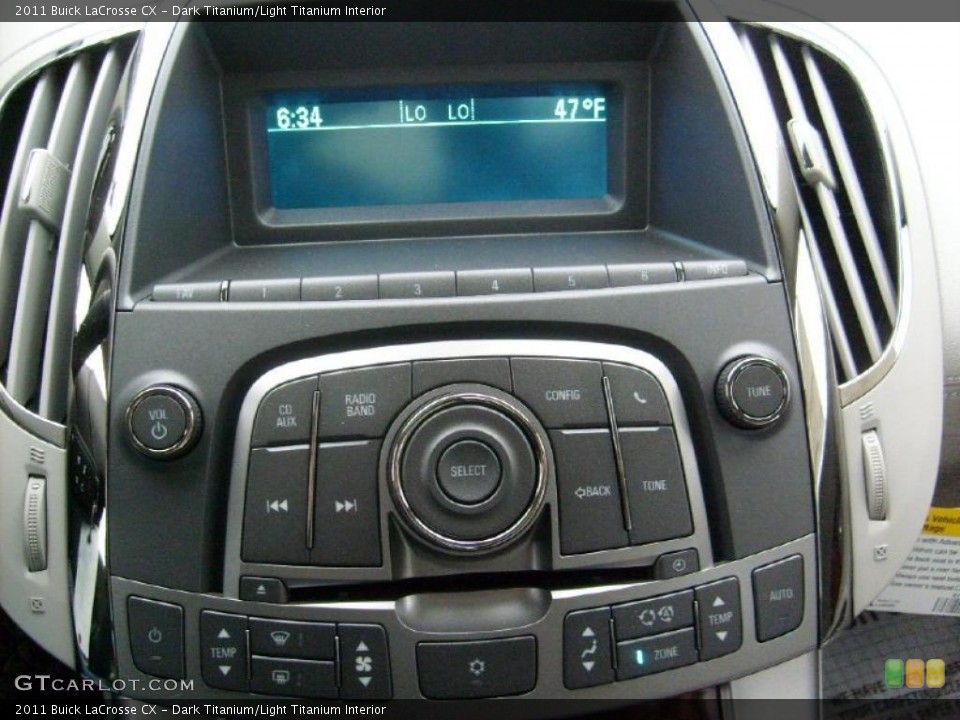 Dark Titanium/Light Titanium Interior Controls for the 2011 Buick LaCrosse CX #43432153