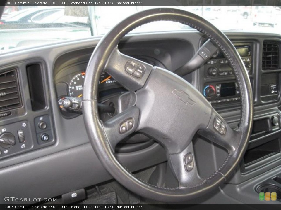 Dark Charcoal Interior Steering Wheel for the 2006 Chevrolet Silverado 2500HD LS Extended Cab 4x4 #43432321