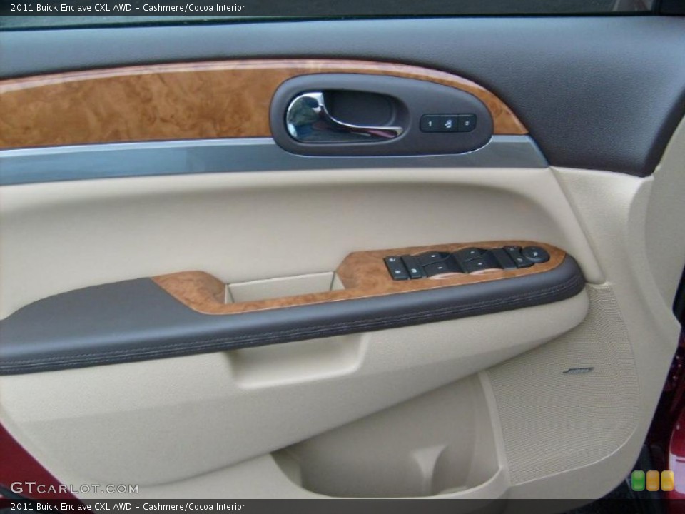 Cashmere/Cocoa Interior Door Panel for the 2011 Buick Enclave CXL AWD #43432357