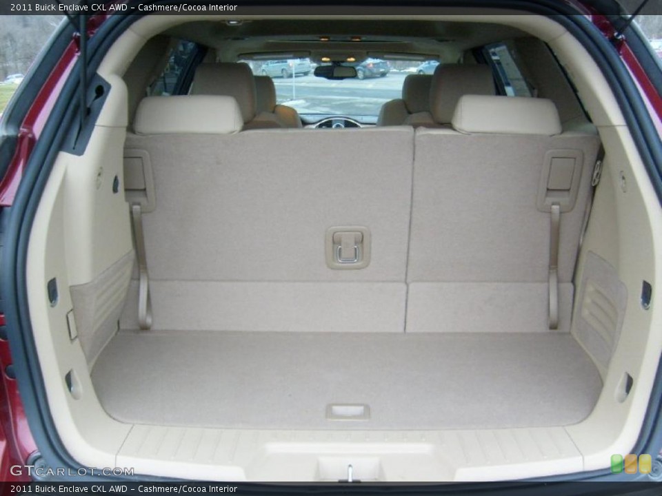Cashmere/Cocoa Interior Trunk for the 2011 Buick Enclave CXL AWD #43432430
