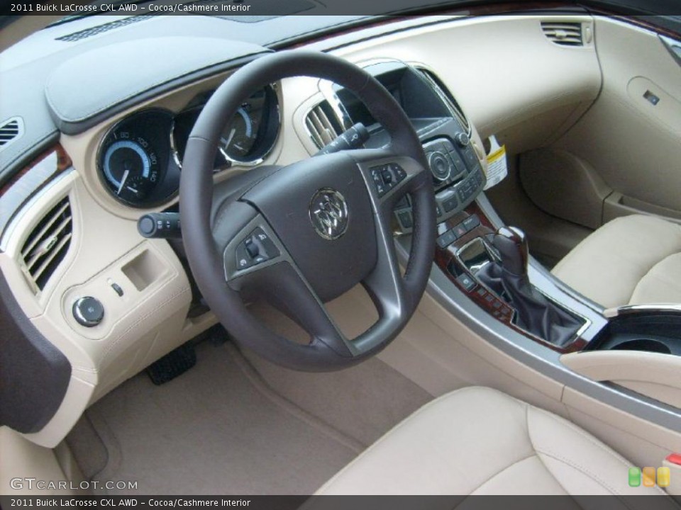 Cocoa/Cashmere Interior Prime Interior for the 2011 Buick LaCrosse CXL AWD #43432679